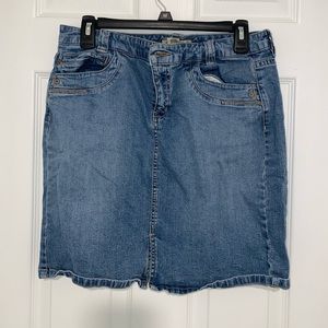 denim jean skirt